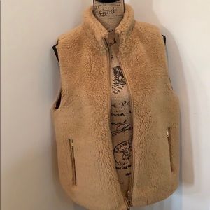 Brand new J. Crew plush fleece excursion vest